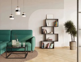 Книжна етажерка Aguero-Тъмно сиво