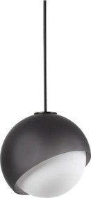 Ideal Lux - Висящ полилей BLOOM на кабел 1xE27/42W/230V пр. 22 см черен