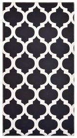 Черно-бял килим Elisabeth, 80 x 150 cm Geo - Vitaus