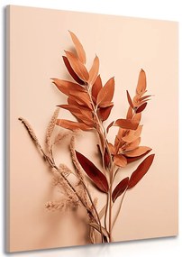 Картина на платно – Листа Peach Fuzz