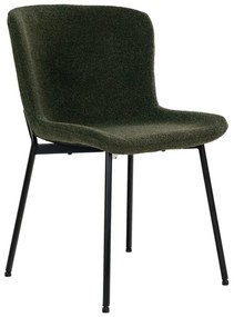 Тъмнозелени трапезни столове в комплект от 2 броя Maceda - House Nordic