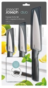 Комплект ножове с покритие 3 бр. от неръждаема стомана Elevate – Joseph Joseph