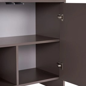 Кафяво-сив скрин 180x80x45 cm Arlen – Kalune Design