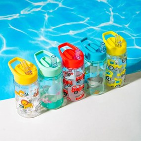 Бебешко шише за вода Drink Up Engine, 400 ml Fire Engine - Sass &amp; Belle