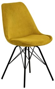 Жълт трапезен стол Eris - Actona