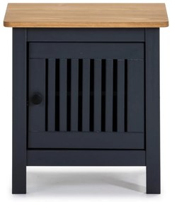 Сиво дървено нощно шкафче Bruna - Marckeric