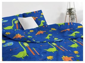 Синьо единично детско спално бельо 140x200 cm Dinolar – Mijolnir