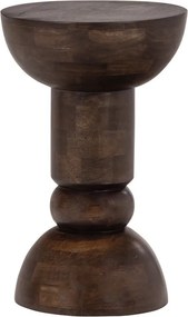 Кръгла странична масичка от масивно манго ø 46 cm Emel – WOOOD