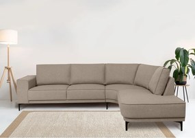 Светлокафяв ъглов диван (десен ъгъл) Copenhagen – Scandic