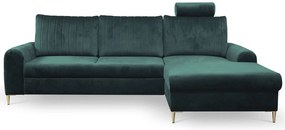 Ъглов диван Monte-Зелена