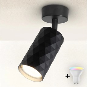 Brilagi - LED RGBW димируем спот SELE DIAMANT 1xGU10/6W/230V Wi-Fi черен