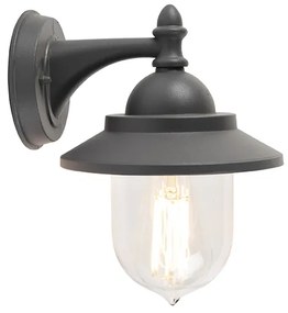 Романтичен външен стенен аплик тъмно сив - Oxford