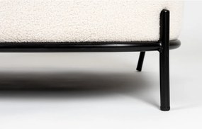 Кремав диван от букле 125 cm Polly – White Label