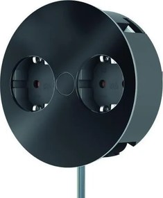 BACHMANN Модул TWIST с 2х Шуко, с кабел 2м, цвят Черен, - B931.150