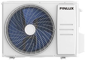 Инверторен климатик Finlux 24QUA58LIS, 24000 BTU, 55 м2, A+++, Wi-Fi, Нагревател на външно тяло, Плазмен филтър, 4D обдухване, Бял