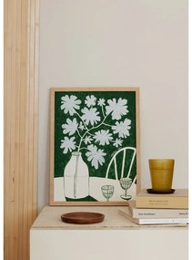 Постер 30x40 cm Blue Flowers &amp; Red Wine – Anouk van Cleef – The Poster Club