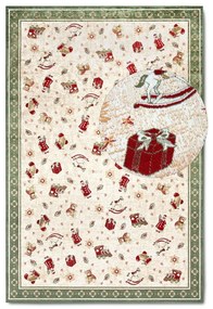 Зелен килим с коледен мотив със смес от памук 160x230 cm Toy's Delight Green Christmas – Villeroy&amp;Boch