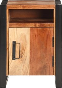 321569 vidaXL Нощно шкафче, 40x35x55 см, масивна акациева дървесина