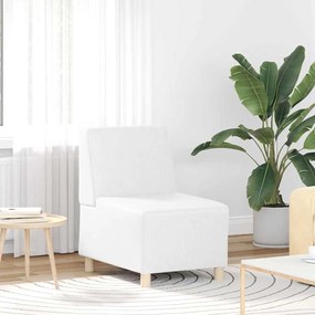 4108495 vidaXL Модулен диван без ръкави Бяло 55 x 74 x 82 см Изкуствена кожа