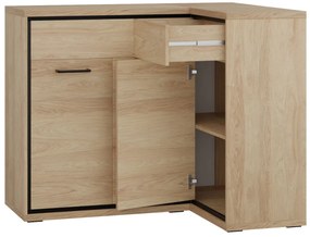 Ъглов Бюфет Mediolan 15K-Natural-Right-With foot