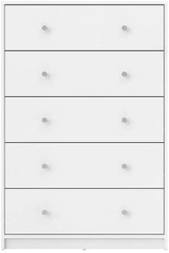 Бял скрин 72x108x30 cm May – Tvilum