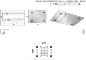 Душ слушалка Almar Sound &amp; Colour Temptation built-in-Mauro