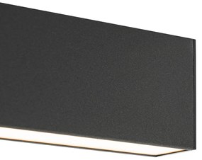 Черен таванен аплик с LED 3-степенна димираща 2700-4000K - Keane