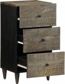 4017815 vidaXL Шкаф 40x33x75 cm Масивна дървесина Манго