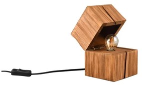 Кафява настолна лампа (височина 16 cm) Treasure - Trio