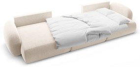 Кремав шенилов сгъваем/с място за съхранение ъглов диван (U форма) Tonale – Cosmopolitan Design