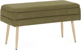 Зелена подплатена пейка Olga – Bizzotto