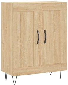 830191 vidaXL Сайдборд, дъб сонома, 69,5x34x90 см, инженерно дърво