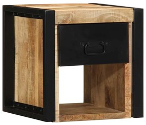 4015949 vidaXL Нощно шкафче 40x35x40 cm Масивна груба дървесина Манго