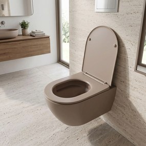 тоалетна чиния REA Focus Tornado Taupe