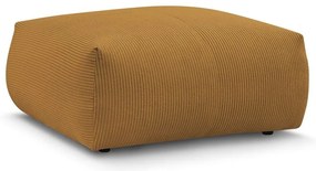 Жълта табуретка от рипсено кадифе Voltaire – Bobochic Paris