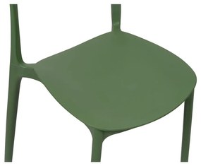 Зелен пластмасов градински стол Biá – Bonami Essentials