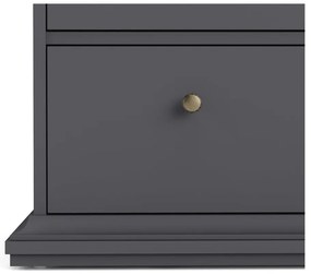 Сив нисък скрин 96x87 cm Paris – Tvilum