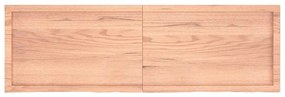 3156385 vidaXL Плот за маса светлокафяв 160x50x(2-4) см обработен масивен дъб