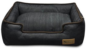 Тъмносиньо легло за куче 110x95 cm Lounge Bed Denim Medieval Blue / Dark Chocolate XL – P.L.A.Y.