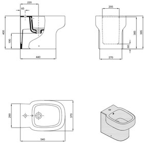 Биде Sanitana Be You