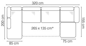 Ъглов диван Solus plus -Right-Mauro