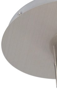 Модерен прожектор за баня стомана 2-светлина IP44 - Ducha