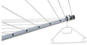 Градинска сушилня за дрехи в сребрист цвят 50 m LinoLift 500 – LEIFHEIT