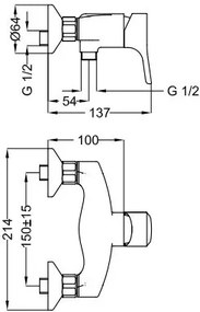 Кран за душ TEOREMA TAG