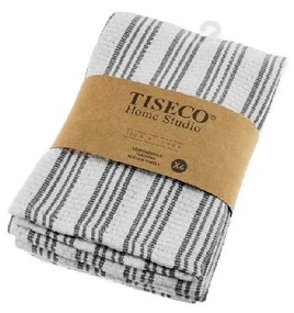 Комплект от 4 сиви памучни кърпи за чай , 50 x 70 cm - Tiseco Home Studio