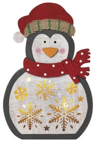 LED Коледна декорация 5xLED/2xAA пингвин
