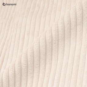 Бежово боксспринг легло с място за съхранение 200x200 cm Lysa – Ropez