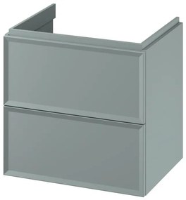 Cersanit S1021-003 - Окачен банен шкаф под мивка MILLE 60x45 см в ментов цвят