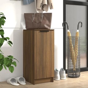 817101 vidaXL Шкаф за обувки, кафяв дъб, 30x35x70 см, инженерно дърво
