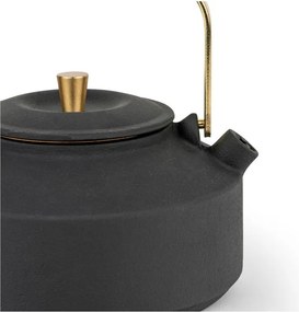 Черен чугунен чайник с цедка 1 l Shangdong – Bredemeijer